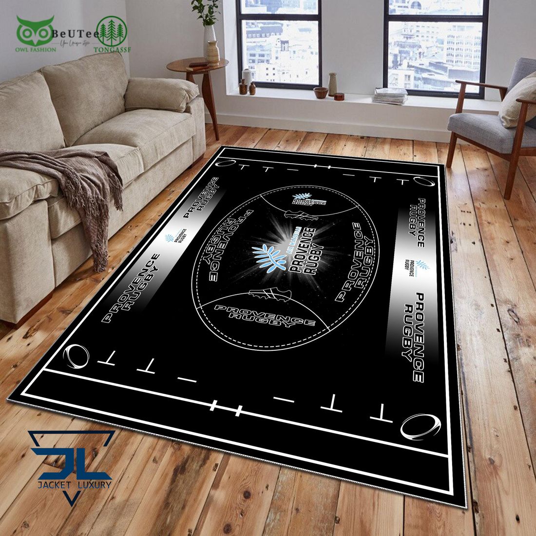 provence rugby french rugby carpet rug 1 uBhFE