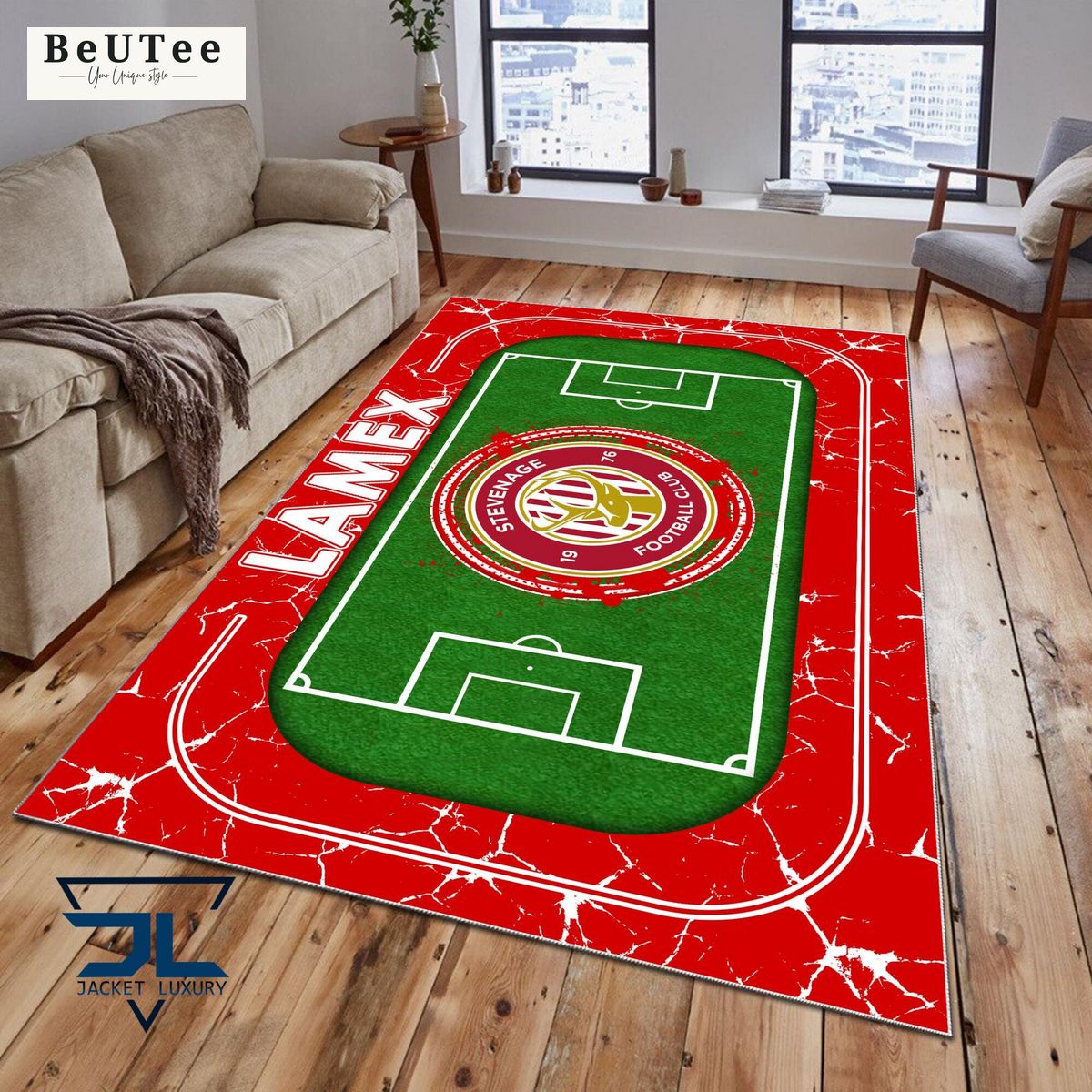 stevenage football club english football league efl premium carpet rug 1 cH5Zc
