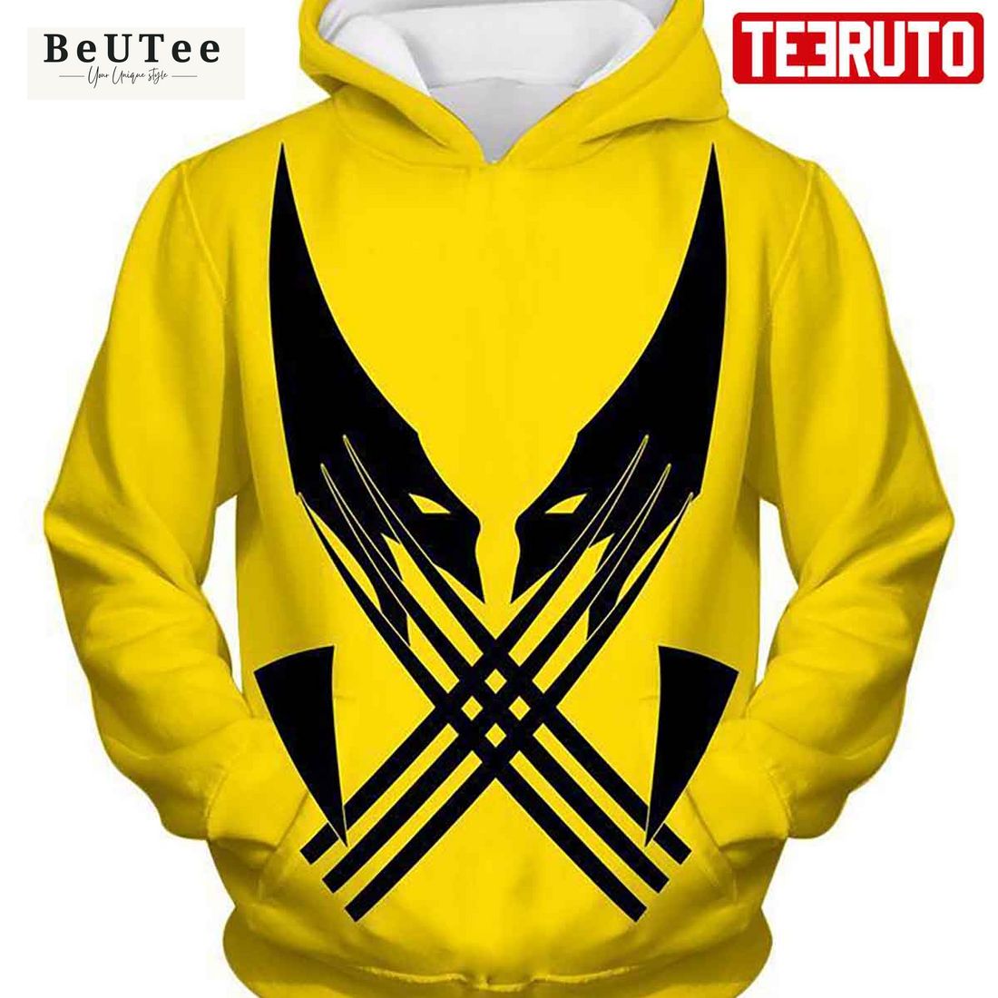 best mutant hero wolverine promo yellow hd 3d aop hoodie 1 GK003
