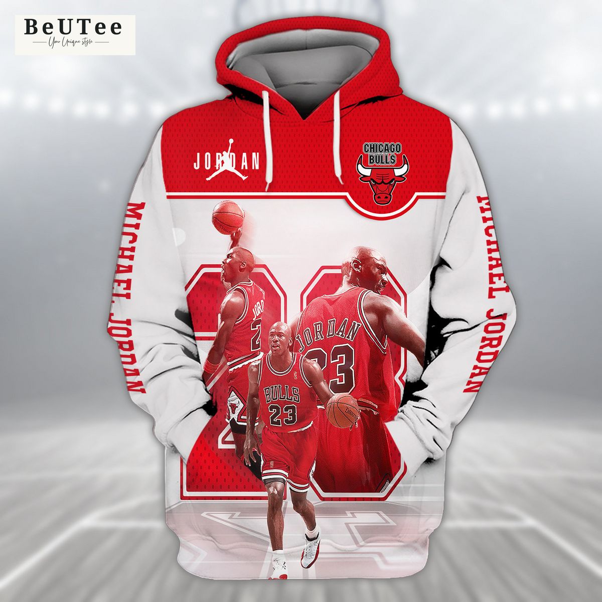 Michael Jordan Chicago Bulls Living Legend 3D Shirt Hoodie Zip - Beuteeshop