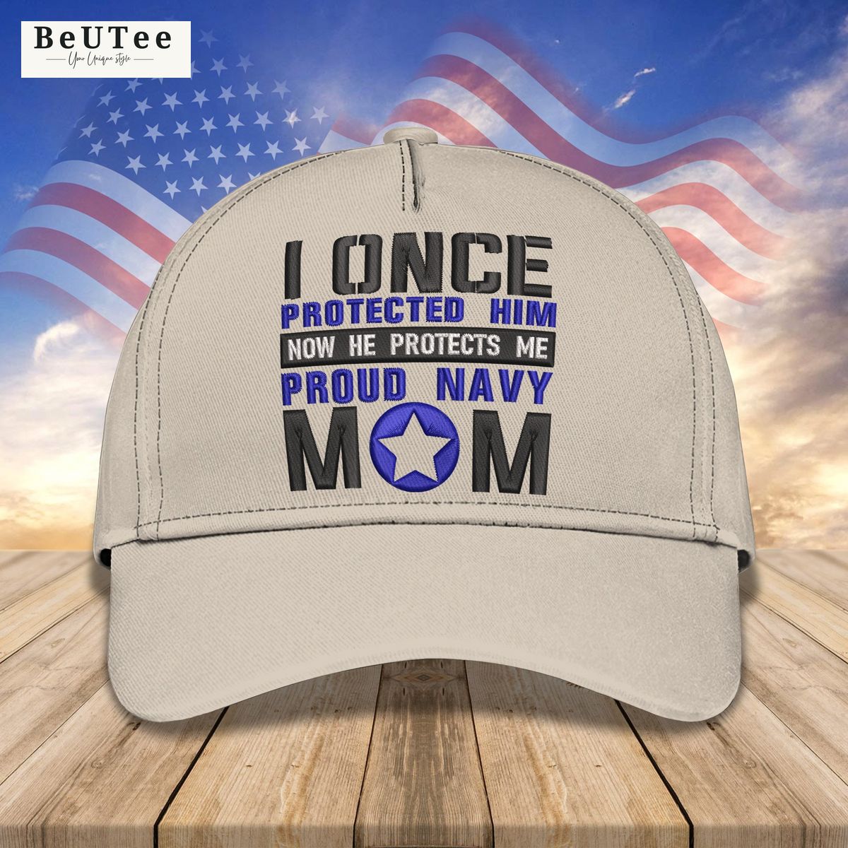 proud army mom i once protected him personalized 3d cap 1 ap3Nw