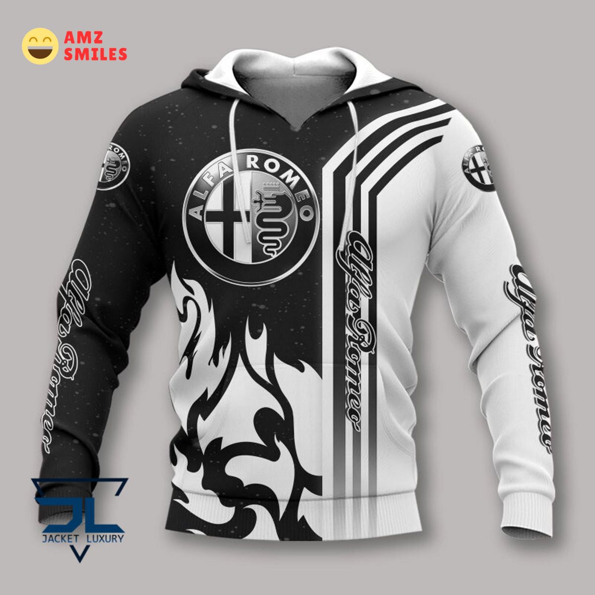 Alfa Romeo Trending Motor Brand 3D Polo Tshirt Hoodie Stand easy bro