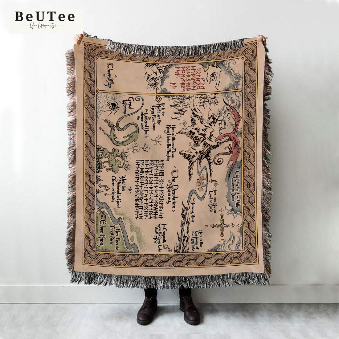 Lord of the Ring Woven blanket Rocking picture
