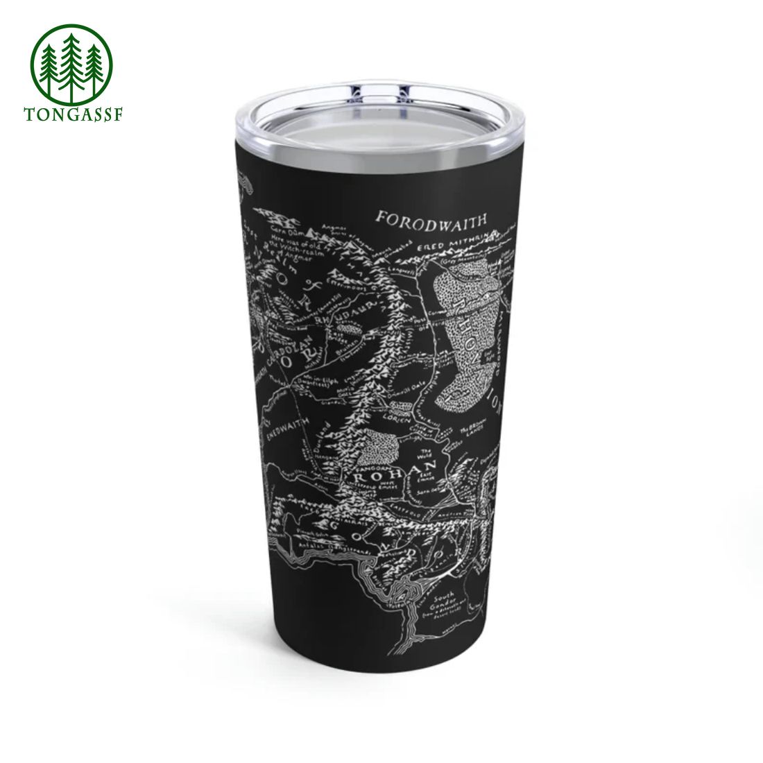 Middle Earth Map Lord of the Ring Skinny Tumbler Loving, dare I say?