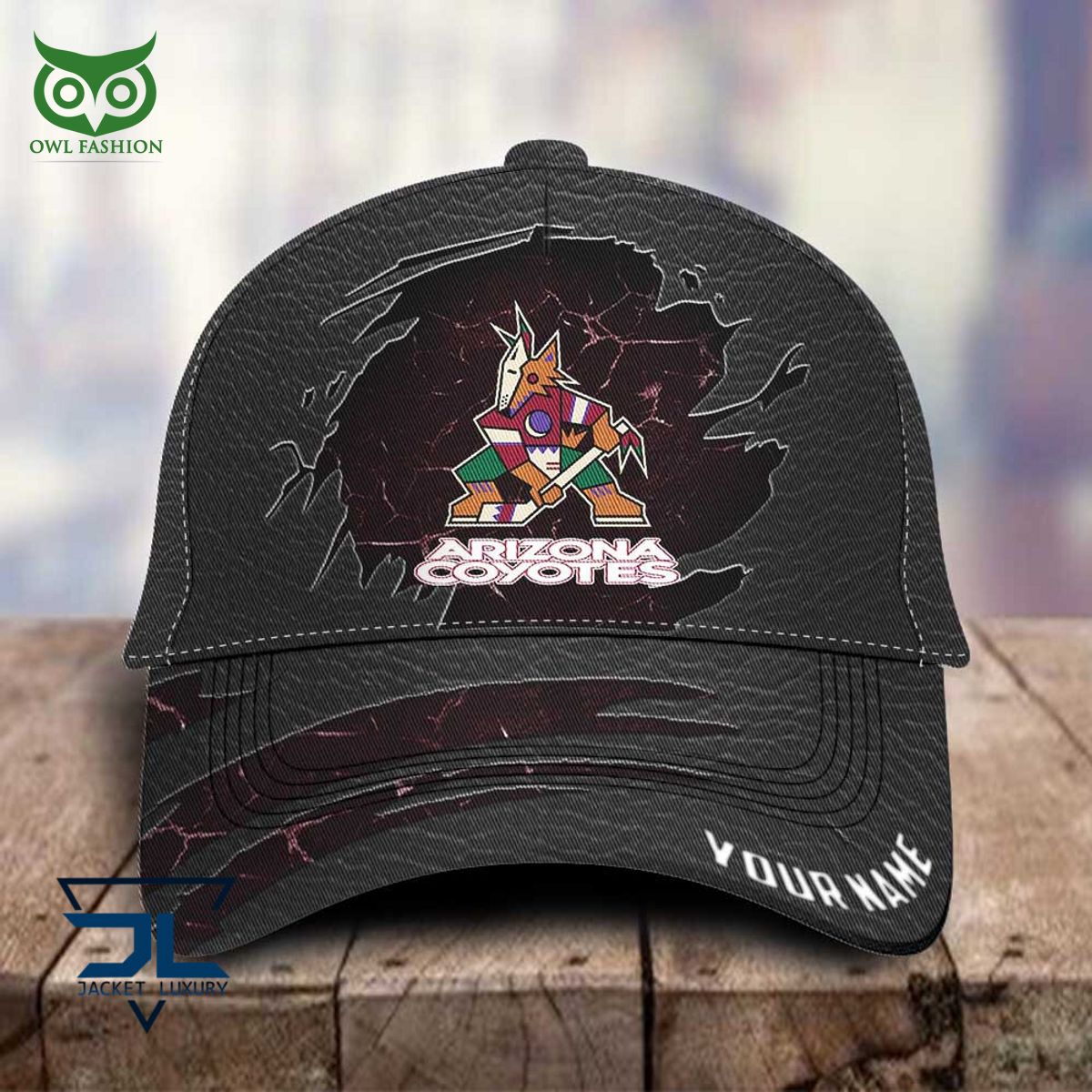 NHL Arizona Coyotes Customized Hockey Classic Cap Generous look