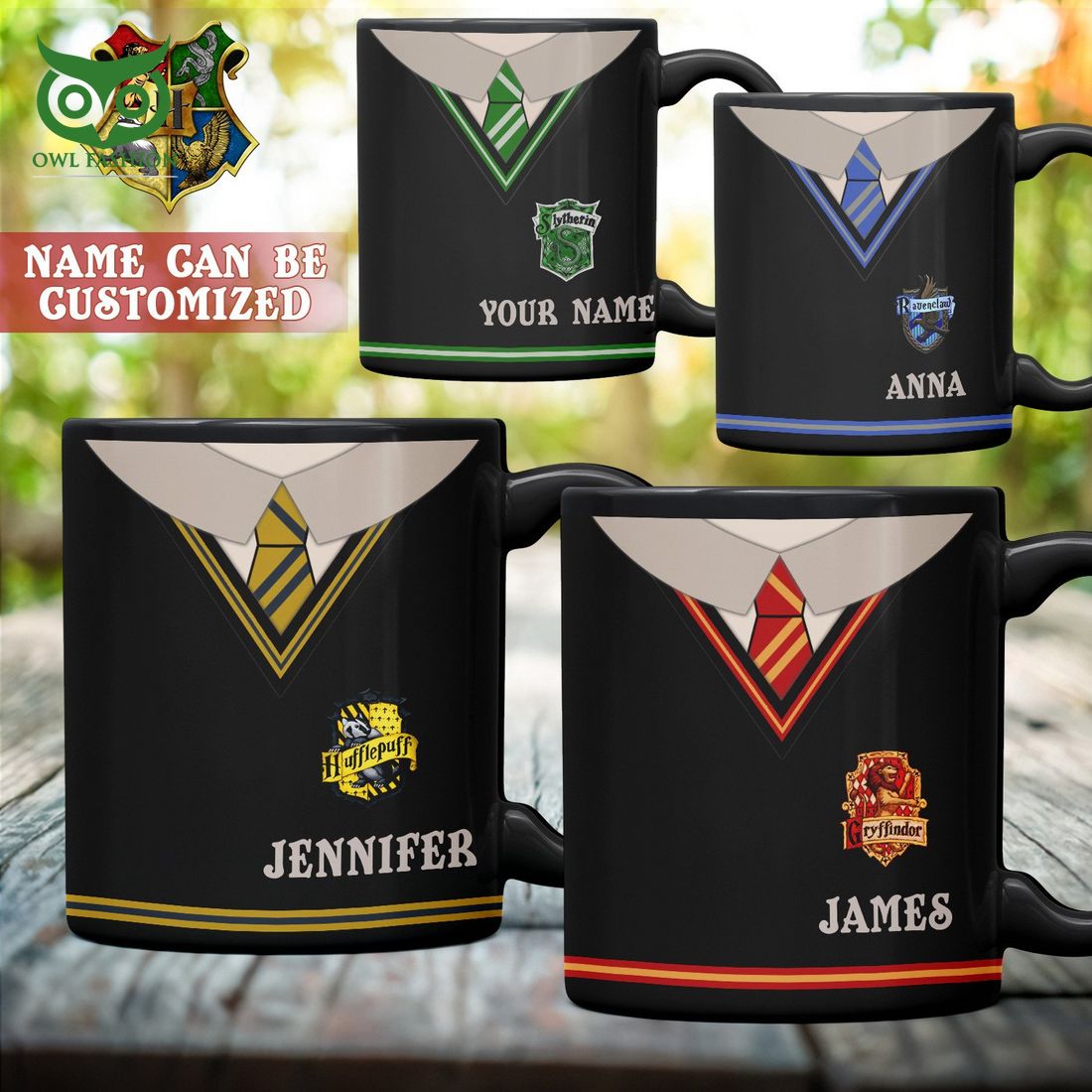 custom hogwarts house and name harry potter mug 1 Y6yml