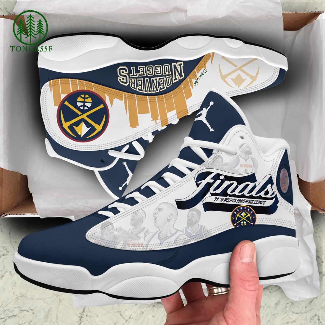 Denver Nuggets Conference Champions NBA Air Jordan 13 You look elegant man