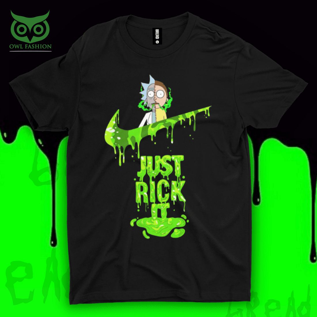 limited edition rick and morty cartoon just rick it green 2d t shirt 1 n5Ehs limited edition rick and morty cartoon just rick it green 2d t shirt 1 n5Ehs
