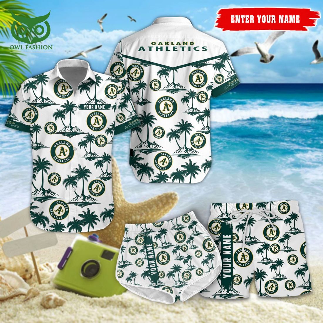 Oakland Athletics MLB Coconut Hawaiian Shirt Shorts Gang of rockstars Oakland Athletics MLB Coconut Hawaiian Shirt Shorts Gang of rockstars