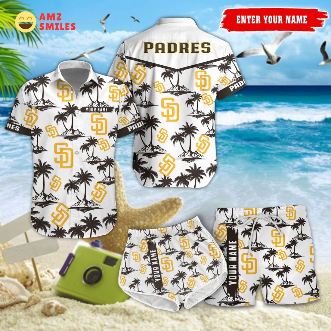 San Diego Padres MLB Coconut Hawaiian Shirt Shorts Our hard working soul San Diego Padres MLB Coconut Hawaiian Shirt Shorts Our hard working soul