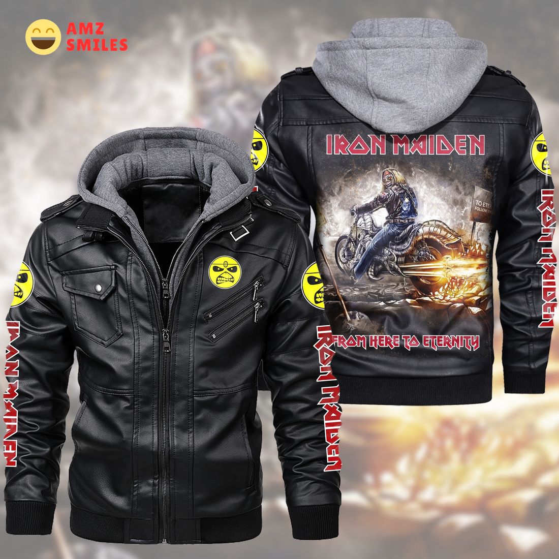 ironmaiden from here to eternity 2d leather jacket 1 7JIHf