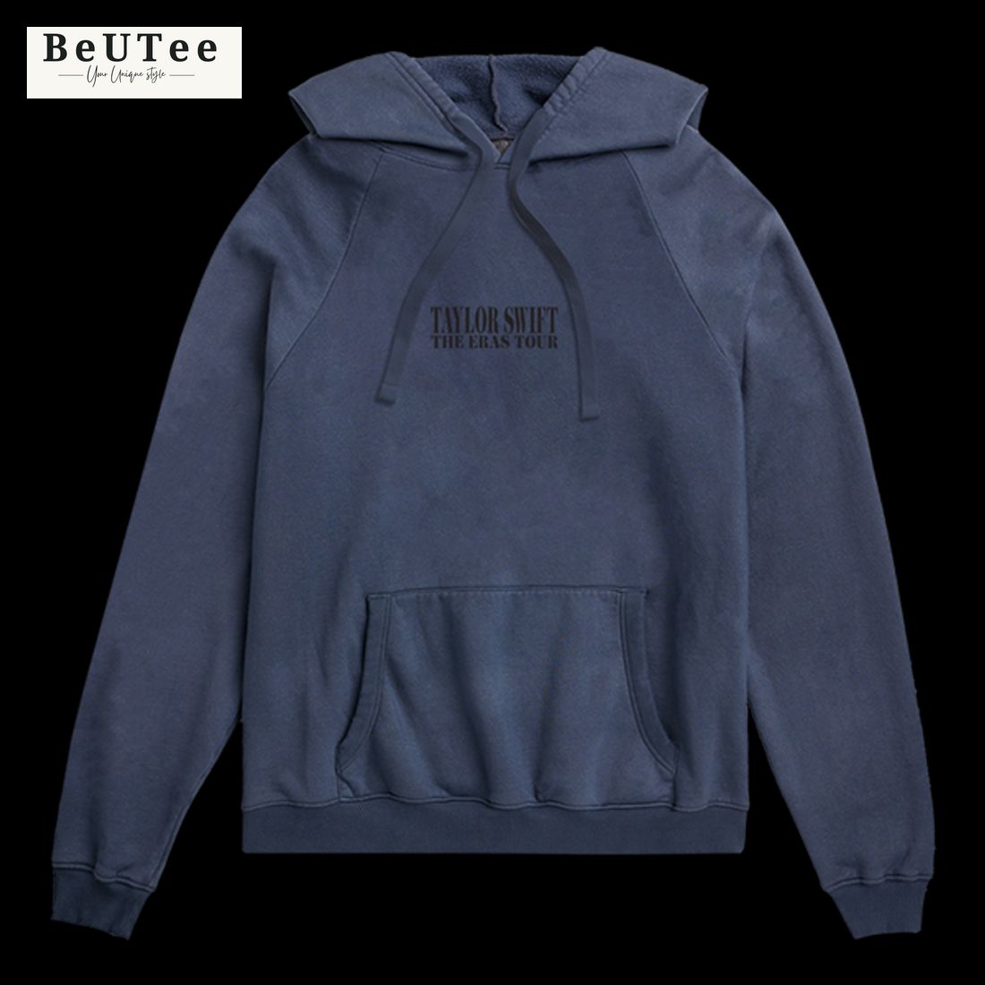 Taylor Swift The Eras Tour Washed Blue Hoodie Cutting dash