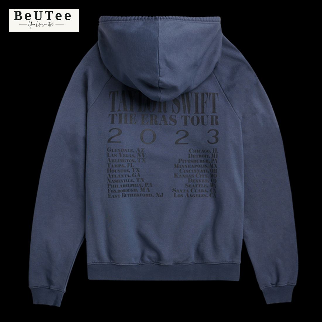 Taylor Swift The Eras Tour Washed Blue Hoodie I like your hairstyle