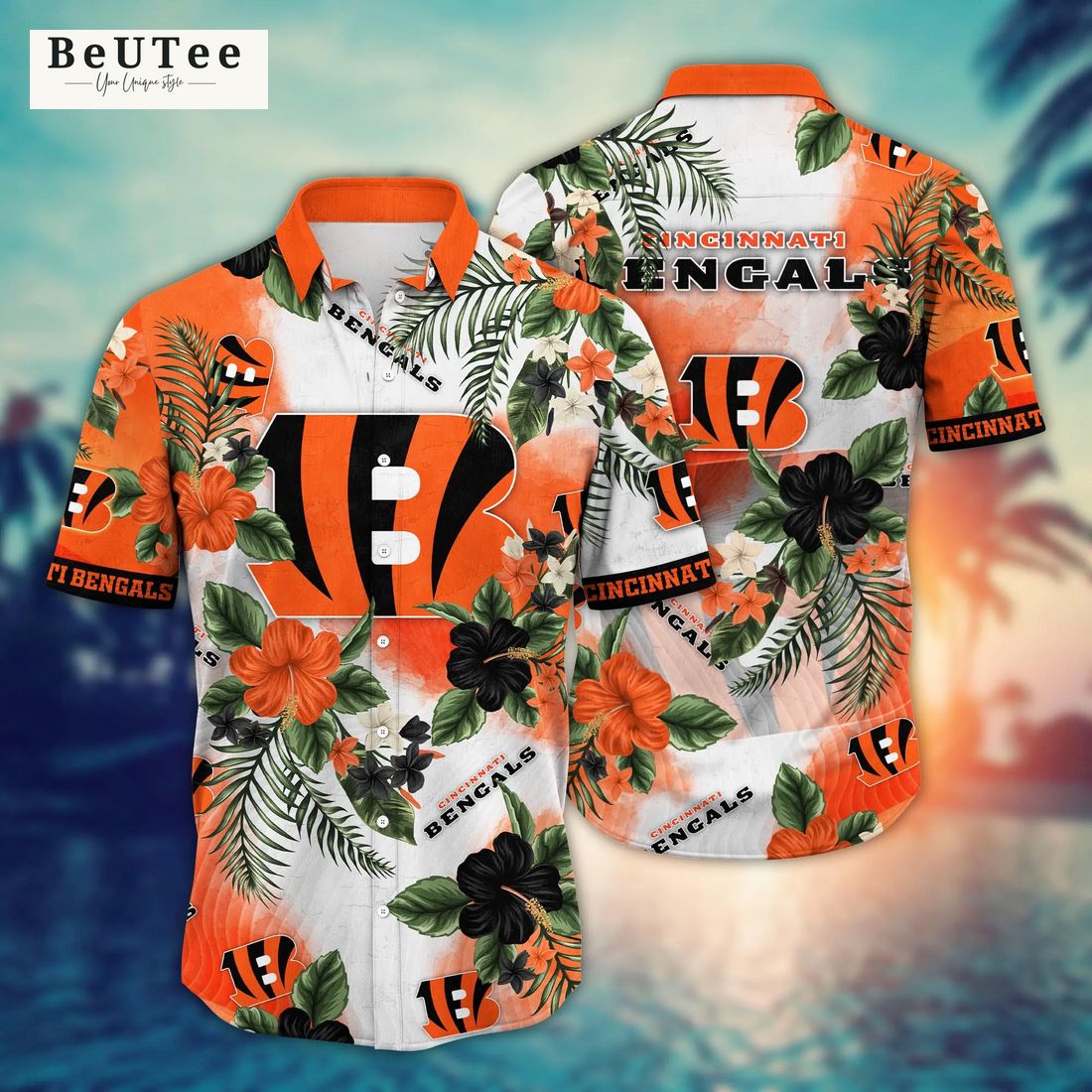 trending nfl cincinnati bengals flower floral hawaiian shirt 1 biFby