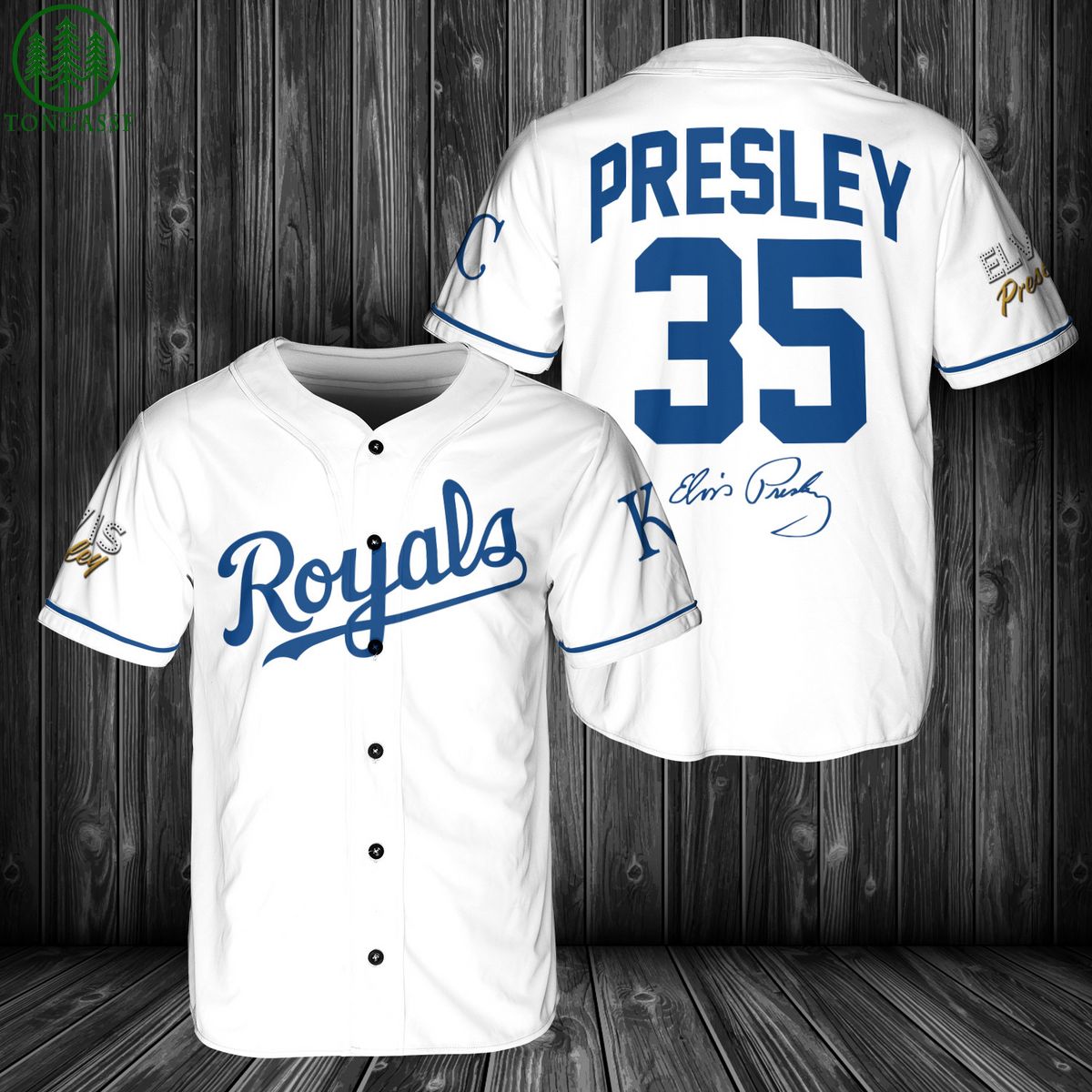 elvis presley x kansas city royals baseball jersey 1 lM91g elvis presley x kansas city royals baseball jersey 1 lM91g