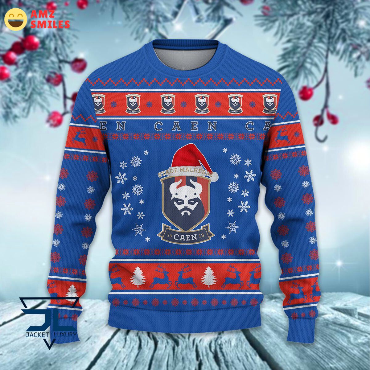 Ligue 2 Stade Malherbe Caen Ugly Sweater The composition is flawless.