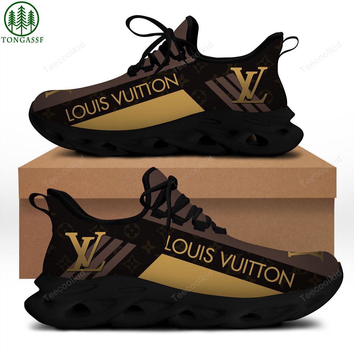 louis vuitton fashion brown black max soul sneakers 1 k4cWf