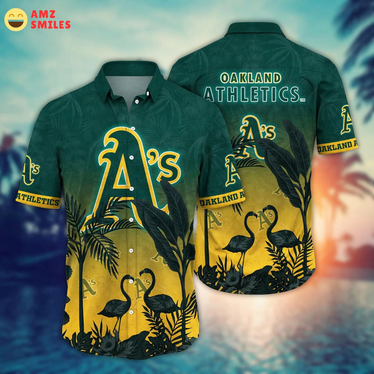 trending mlb oakland athletics flower hawaiian shirt 1 NCqPd