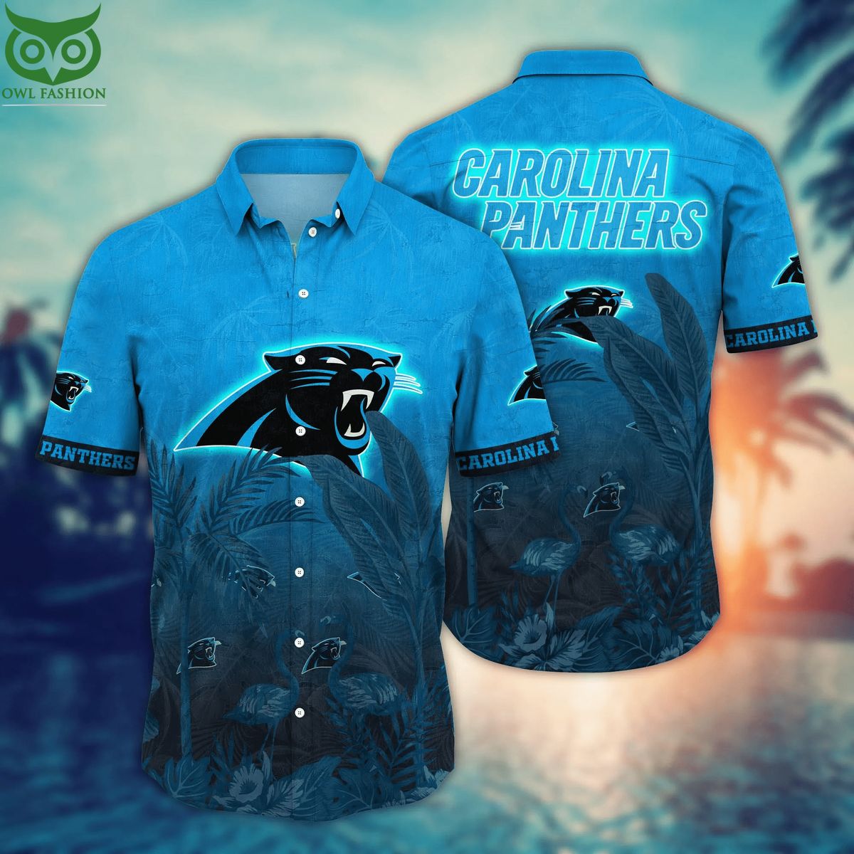 trending nfl carolina panthers flower hawaiian shirt 1 HjuZ9