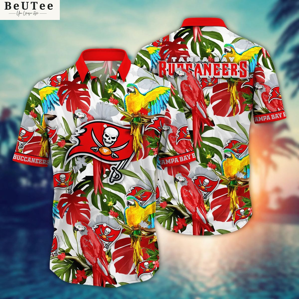 Trending NFL Tampa Bay Buccaneers Flower Hawaiian Shirt - Beuteeshop