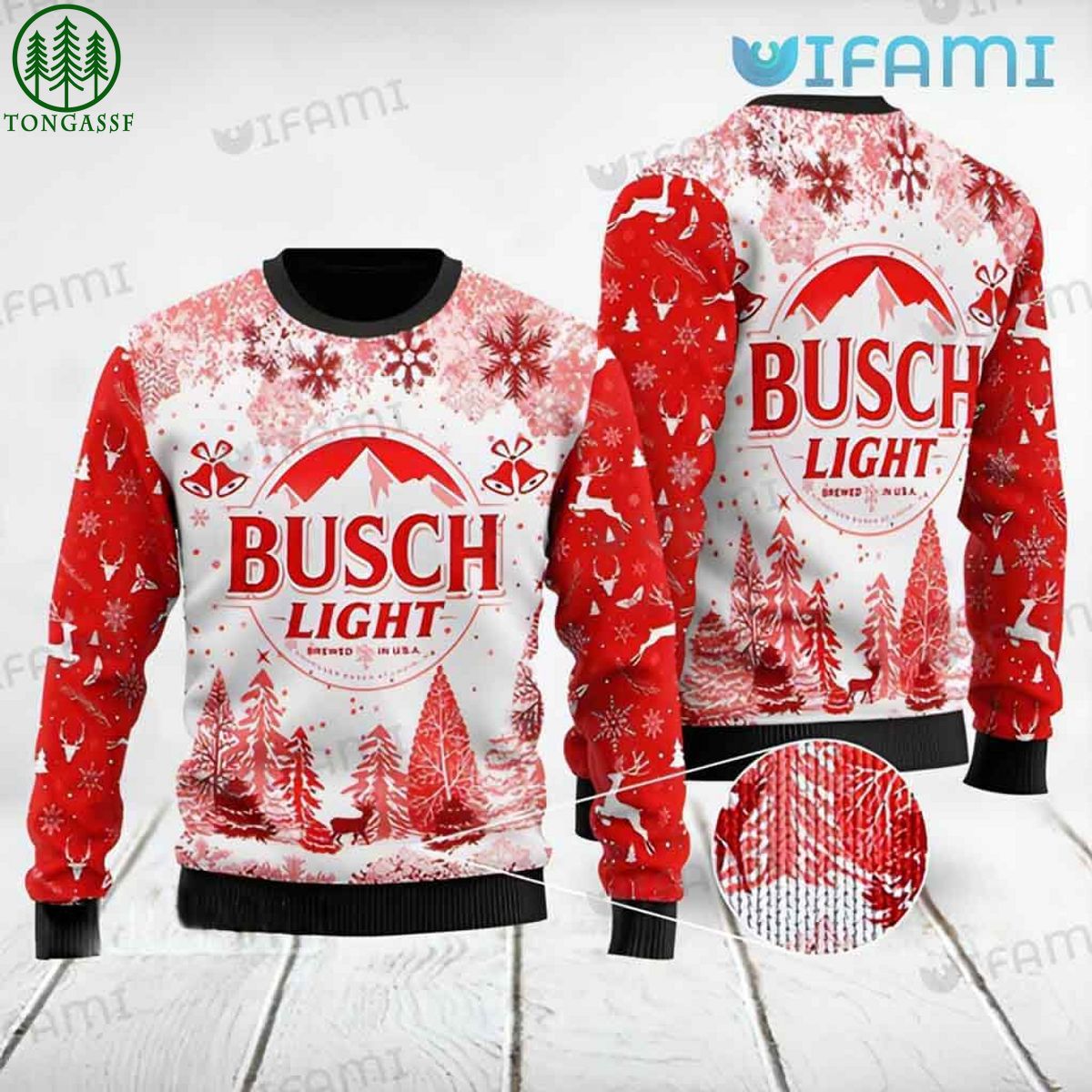 aVn37q2A busch light ugly sweater red christmas pattern beer lovers gift 1 vOYHR