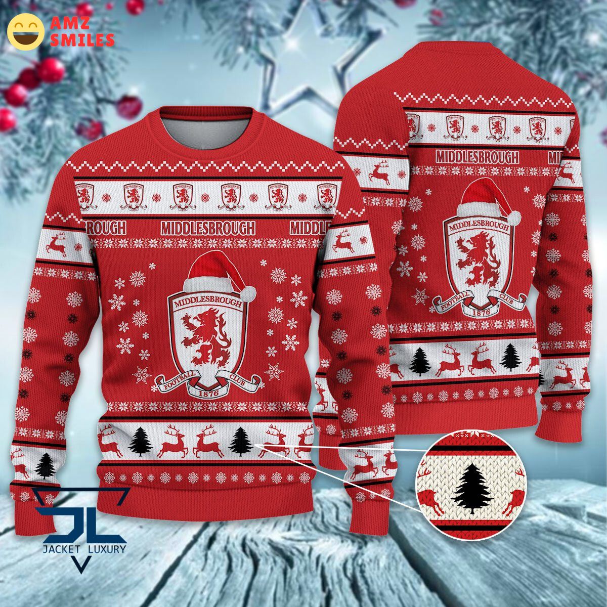 trending middlesbrough f c epl league cup new ugly sweater 1 AjDNl