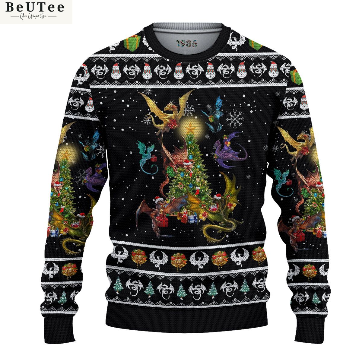 Christmas Dragon 3D Ugly Sweater Jumper It's so aesthetically pleasing.