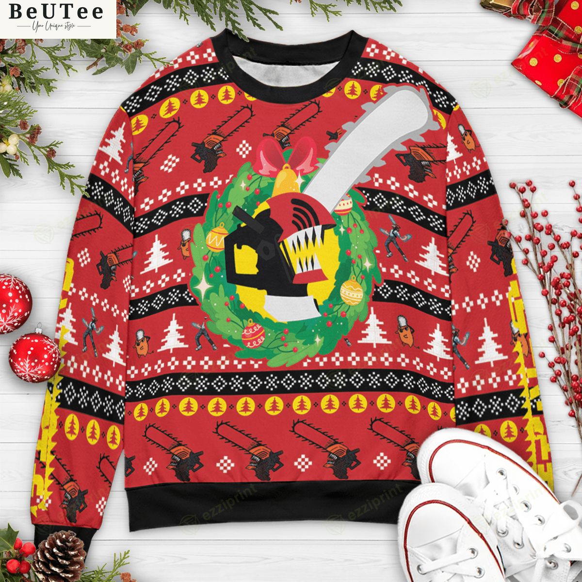 Christmas Dream Chainsaw Man Christmas Sweater This is awesome and unique