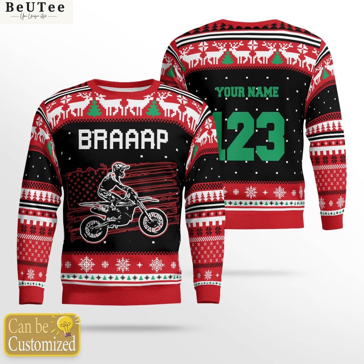 custom name number christmas motocross rider xmas vibe sweater 1 9y00u.jpg