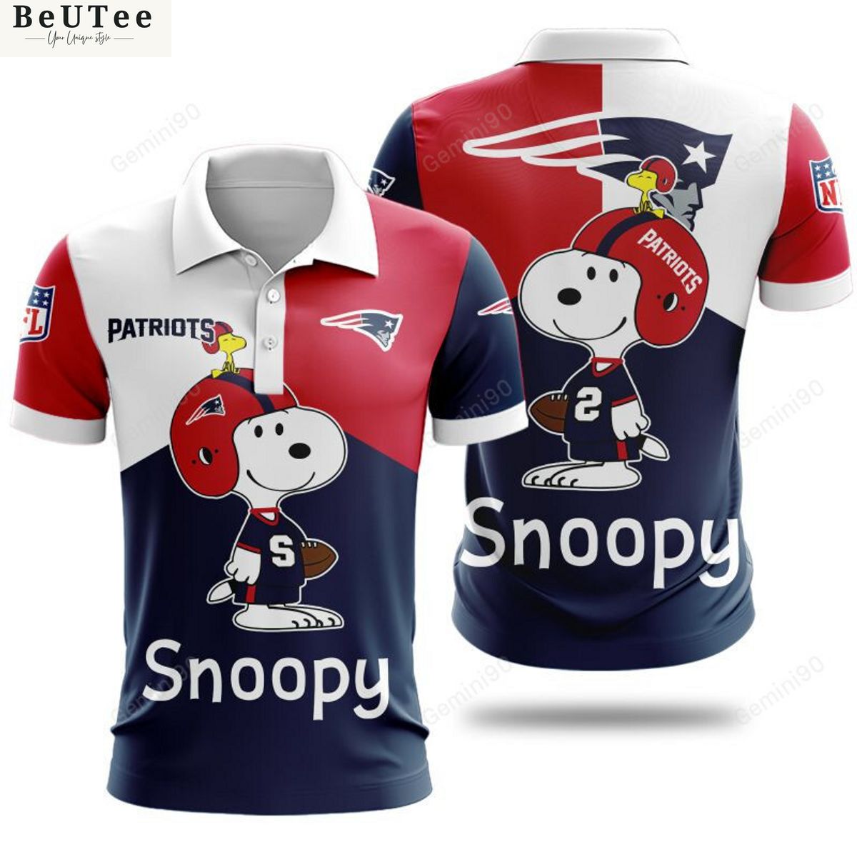 NFL New England Patriots Snoopy 3D Hoodie Tshirt Polo Trending picture dear