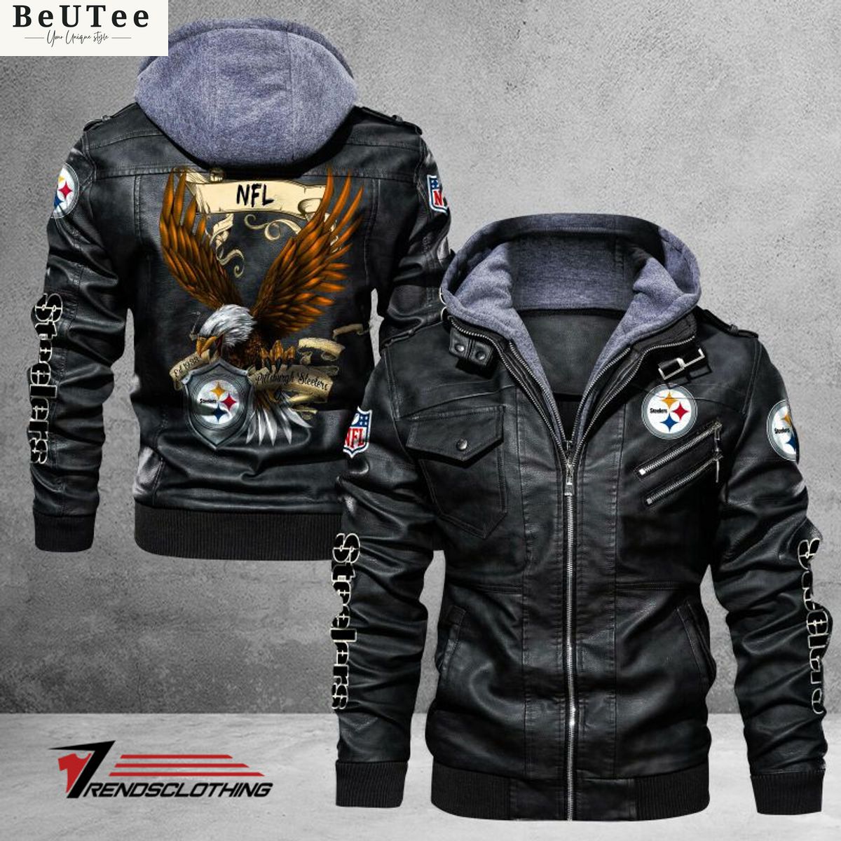 Pittsburgh Steelers Trending 2D Leather Jacket You look so healthy and fit