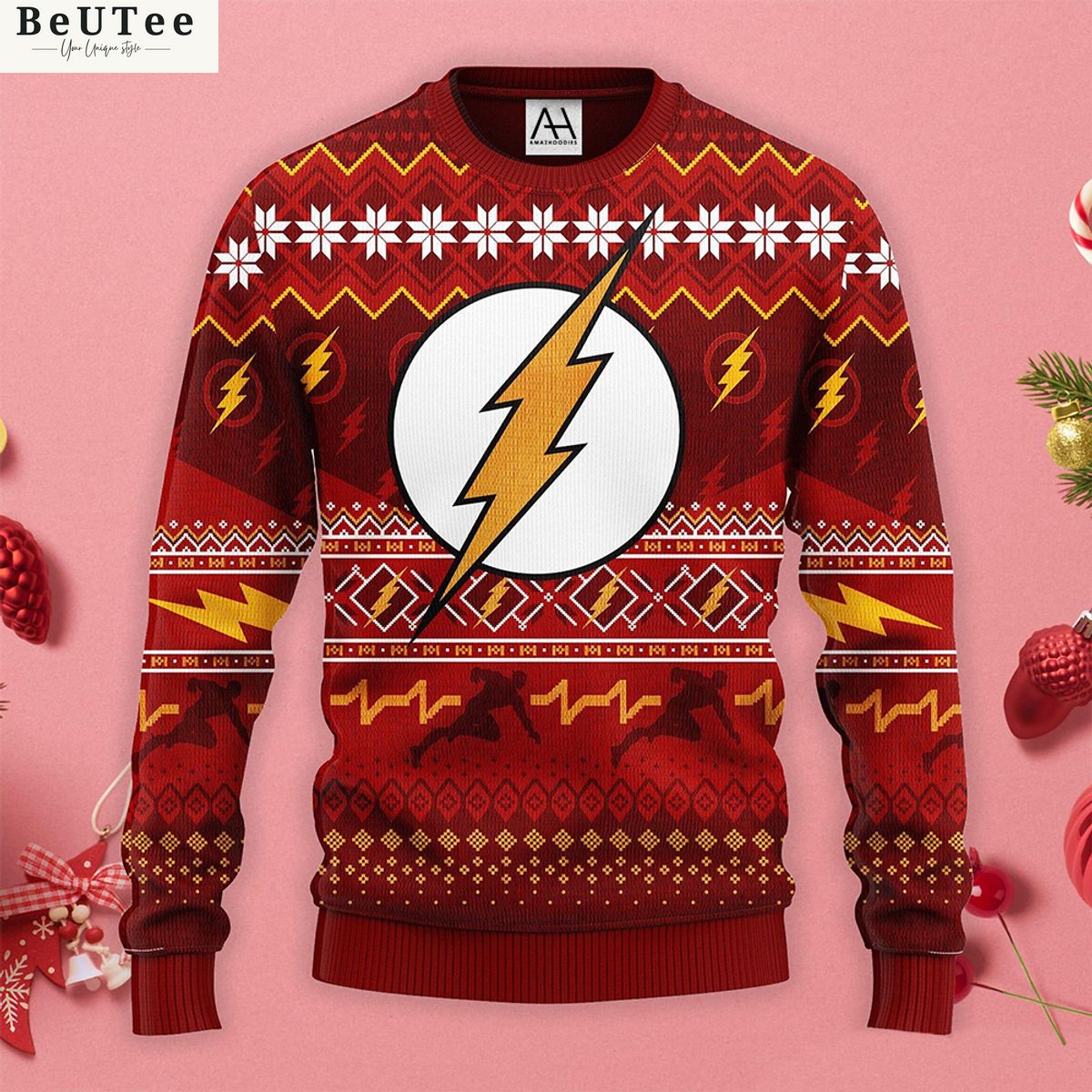 The Flash DC Christmas Gift Ugly Christmas Sweater Speechless
