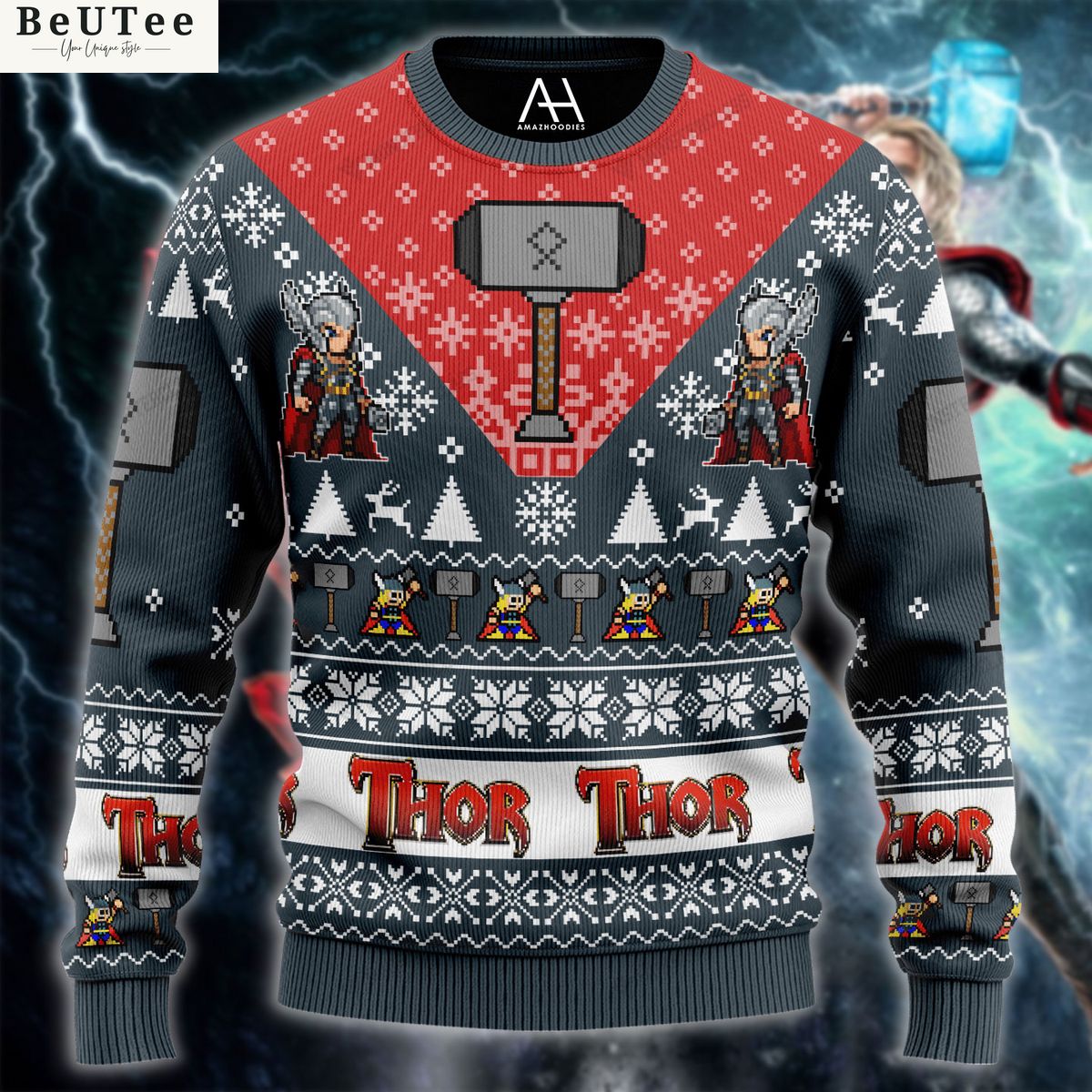 Thor Odinson Marvel Comics Ugly Christmas Sweater You are always amazing