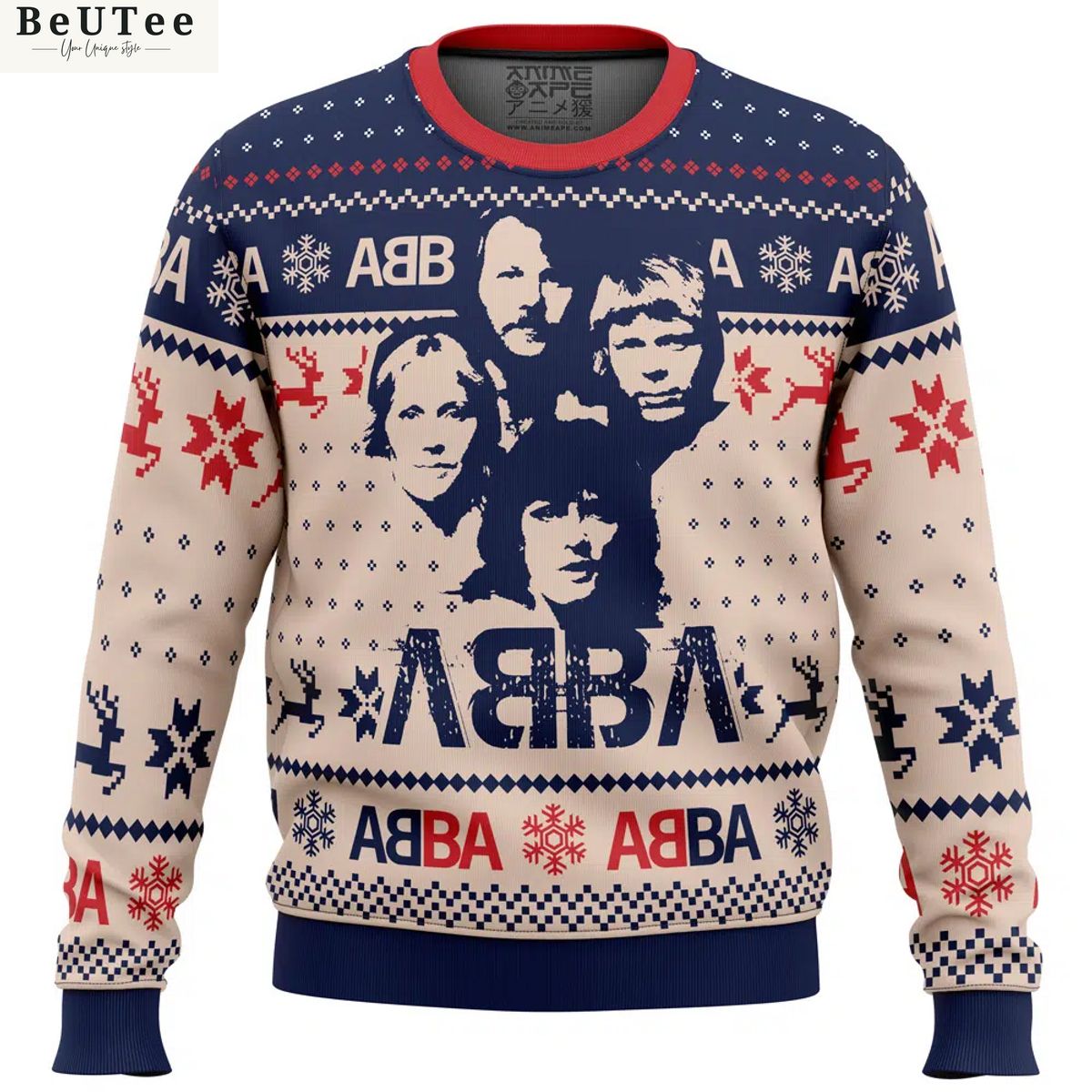 ABBA Limited Ugly Christmas Sweater Jumper Loving click