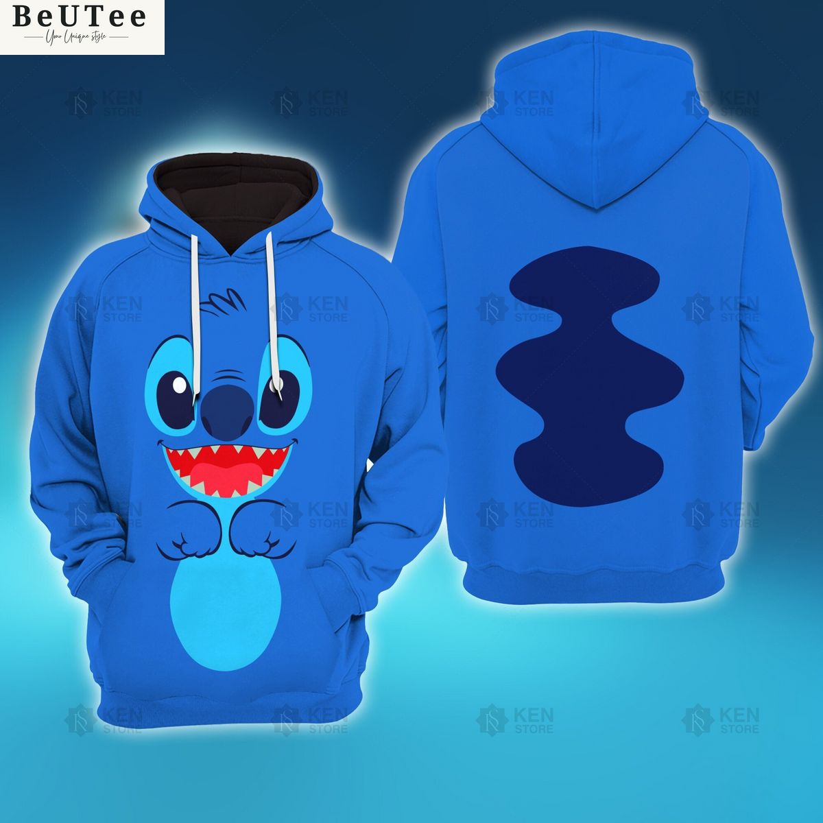 Cute Stitch 2023 and Angel Cosplay 3D Hoodie This is your best picture man