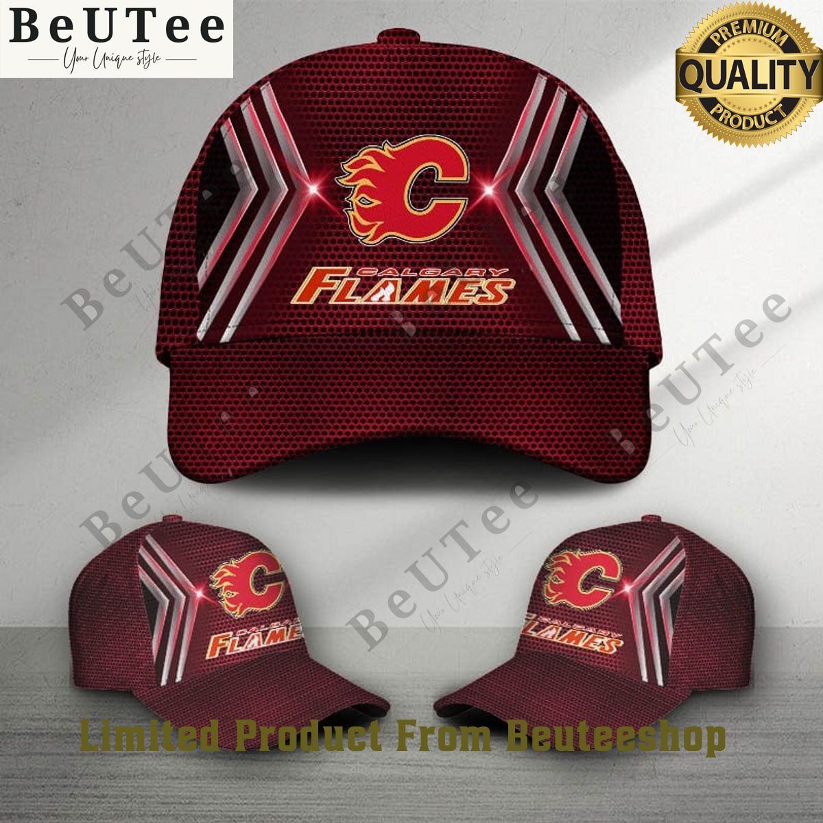 Calgary Flames Printed NHL Ice Hockey Classic Cap Stand easy bro