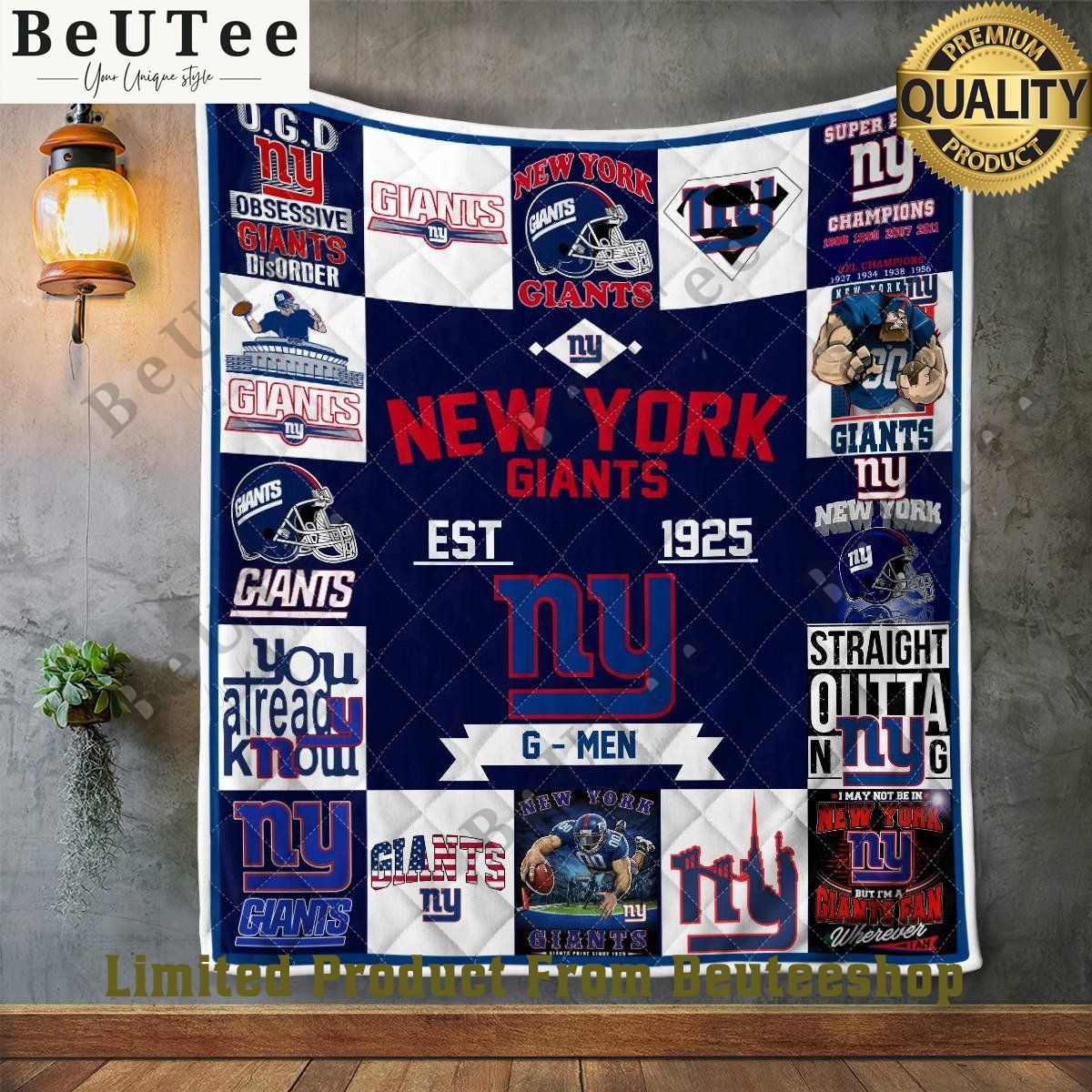 NFL New York Giants G Men Legends Quilt Blanket Have you joined a gymnasium?