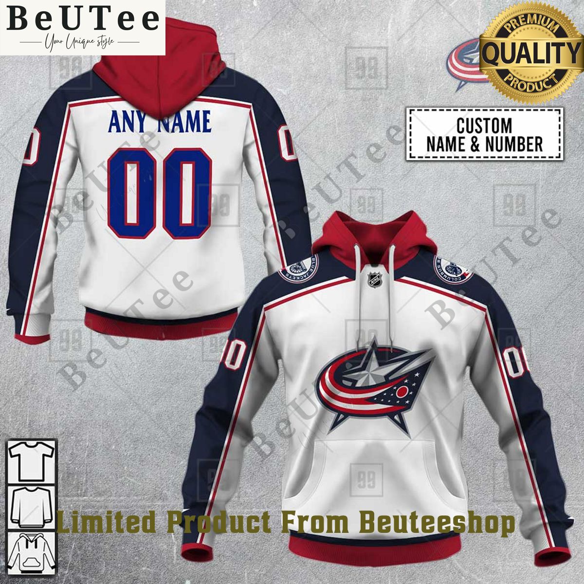 NHL Personalized Columbus Blue Jackets Jersey Hoodie shirt Pic of the century