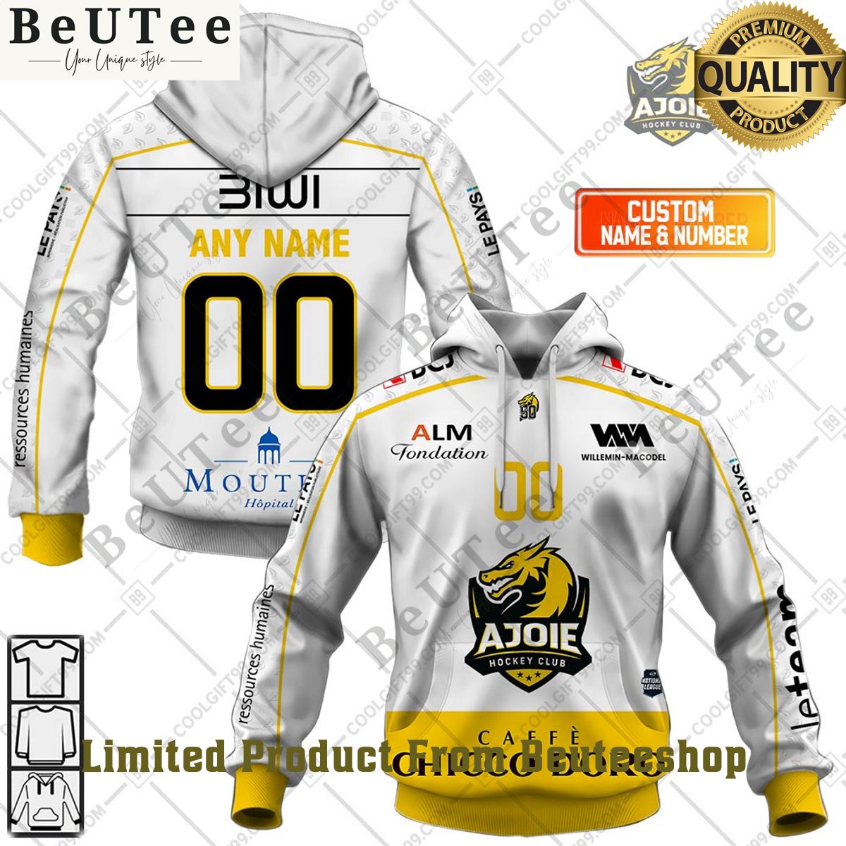 personalized name and number nl hockey hc ajoie away jersey style printed hoodie shirt 1 E7Cc0.jpg