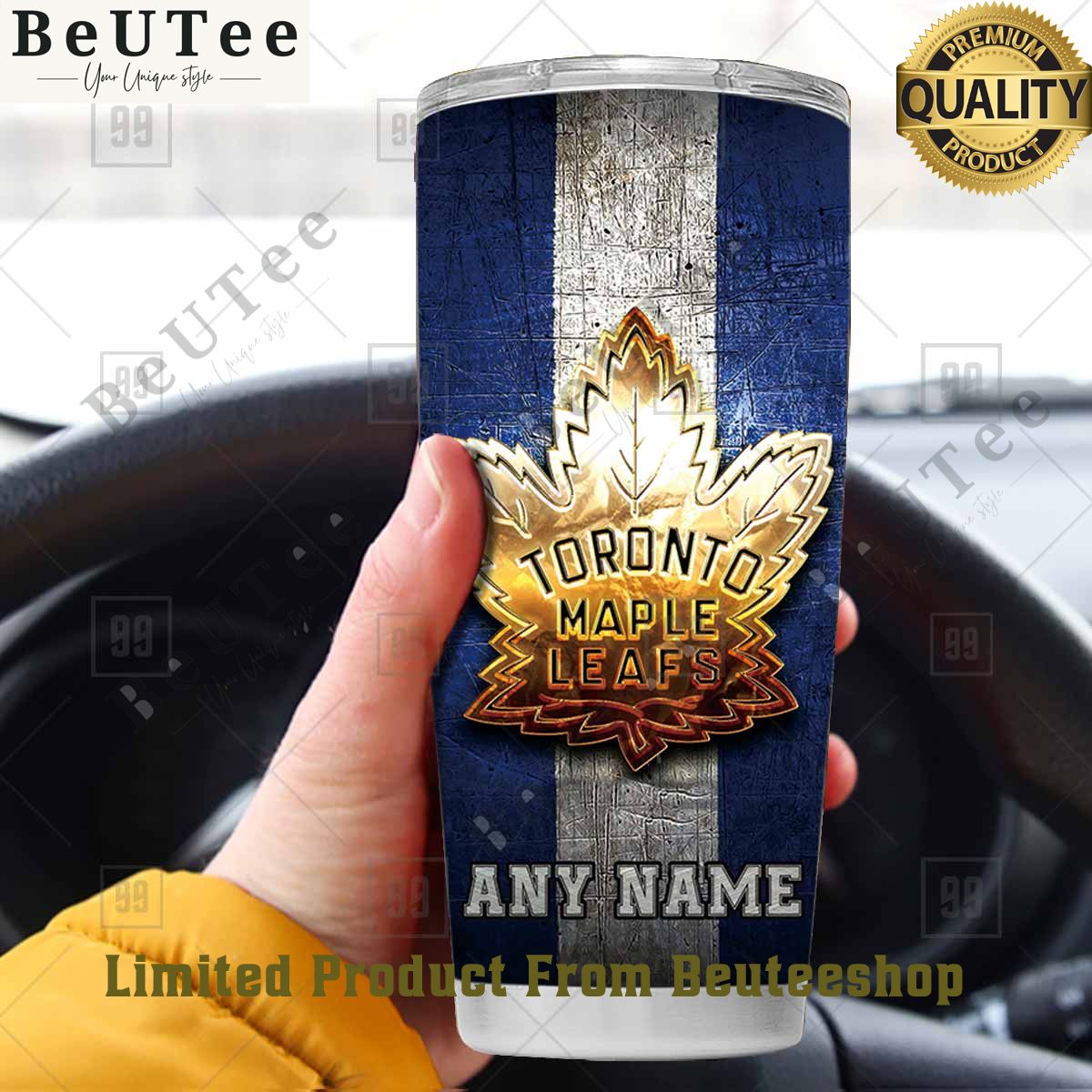 personalized nhl toronto maple leafs old metal tumbler 1 bees0.jpg