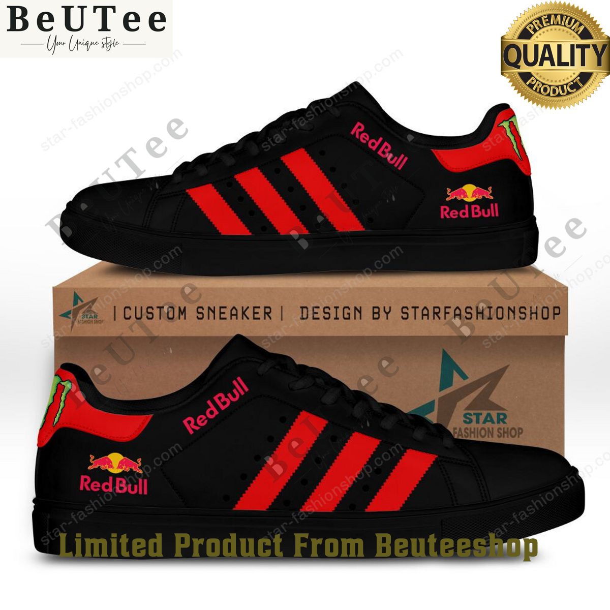 red bull racing brand black stan smith shoes 1 6NBX1.jpg