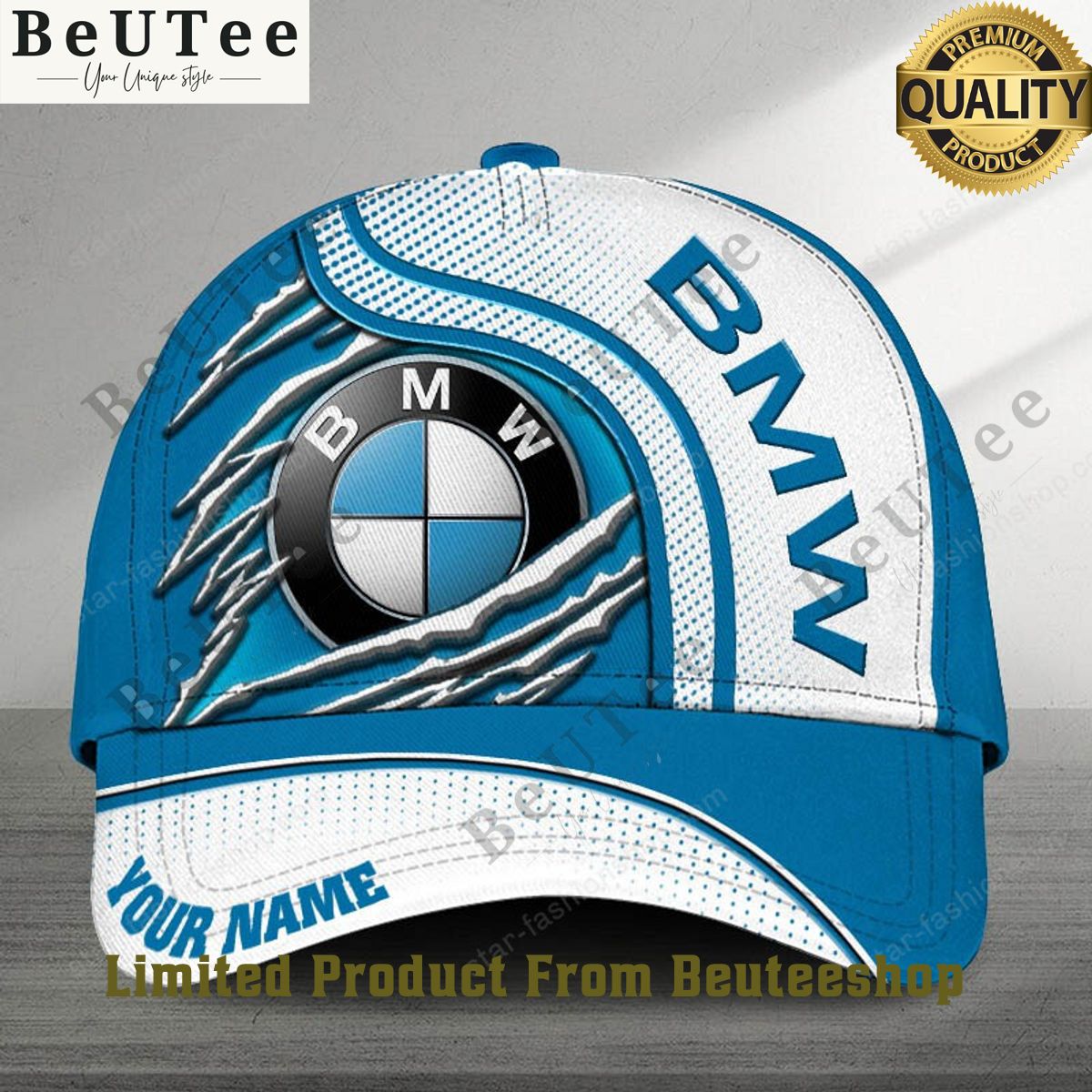 bmw car claw scratches personalized classic cap 1