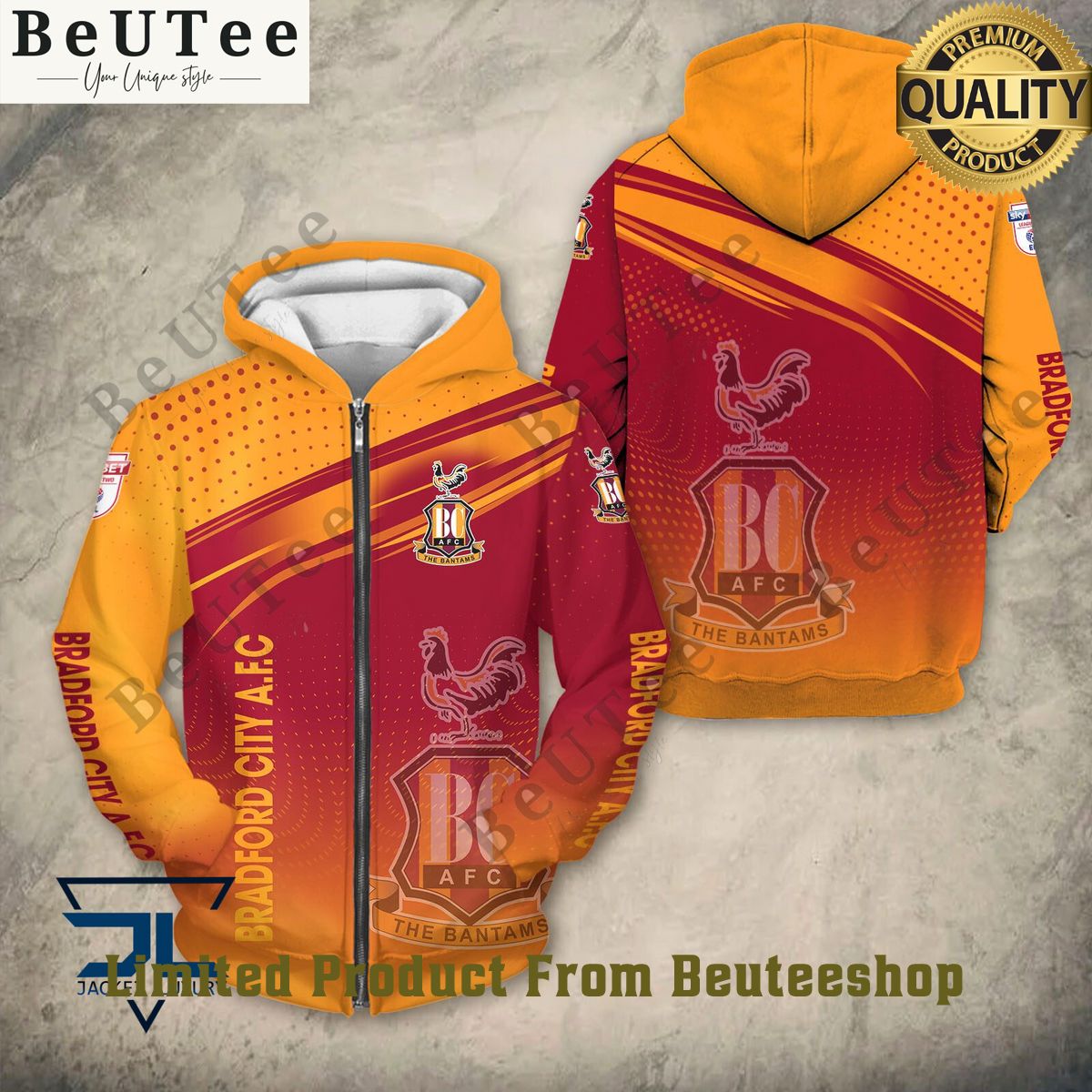 bradford city football champion efl shirt hoodie 1