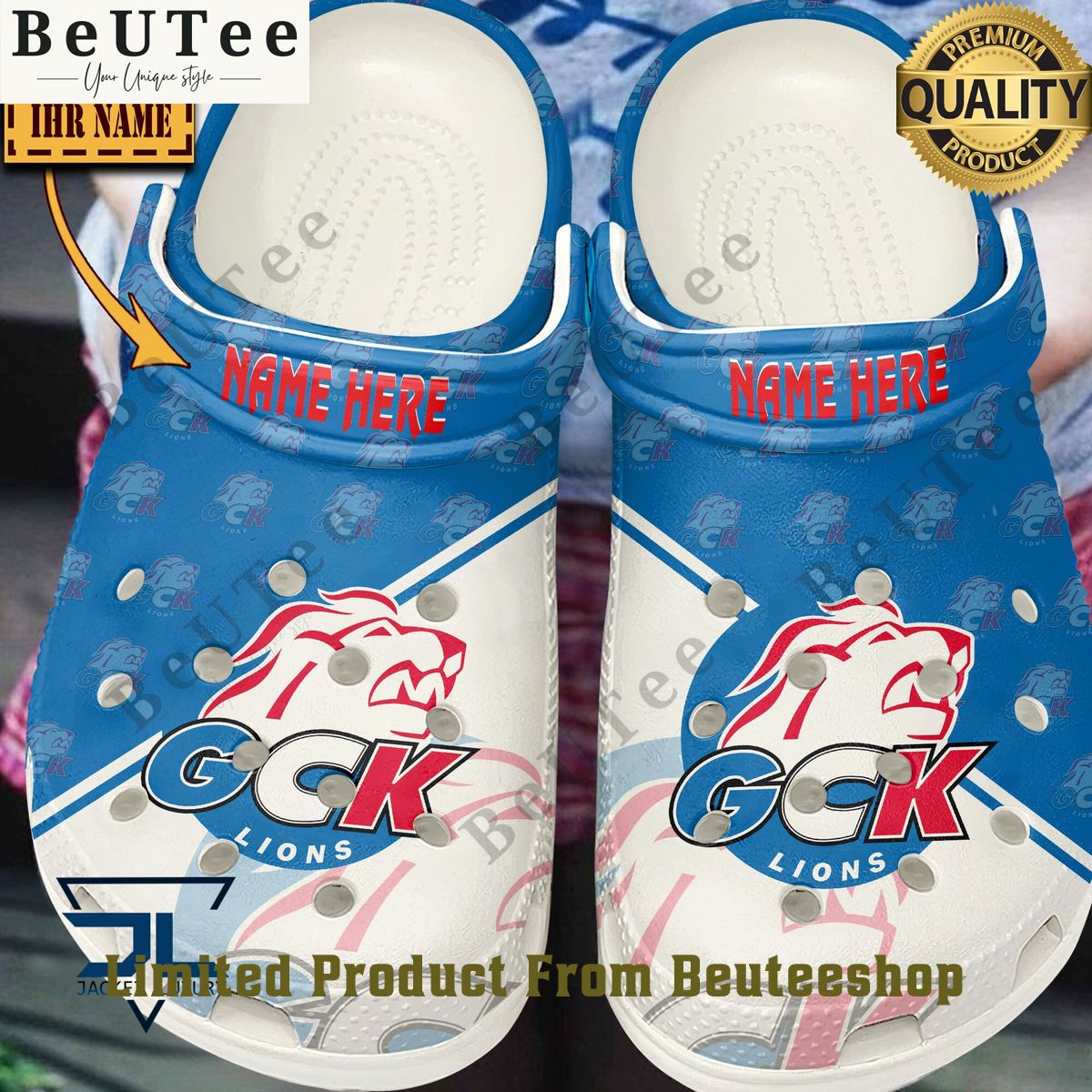 GCK Lions Swiss Hockey Champion Custom Crocs Cool look bro