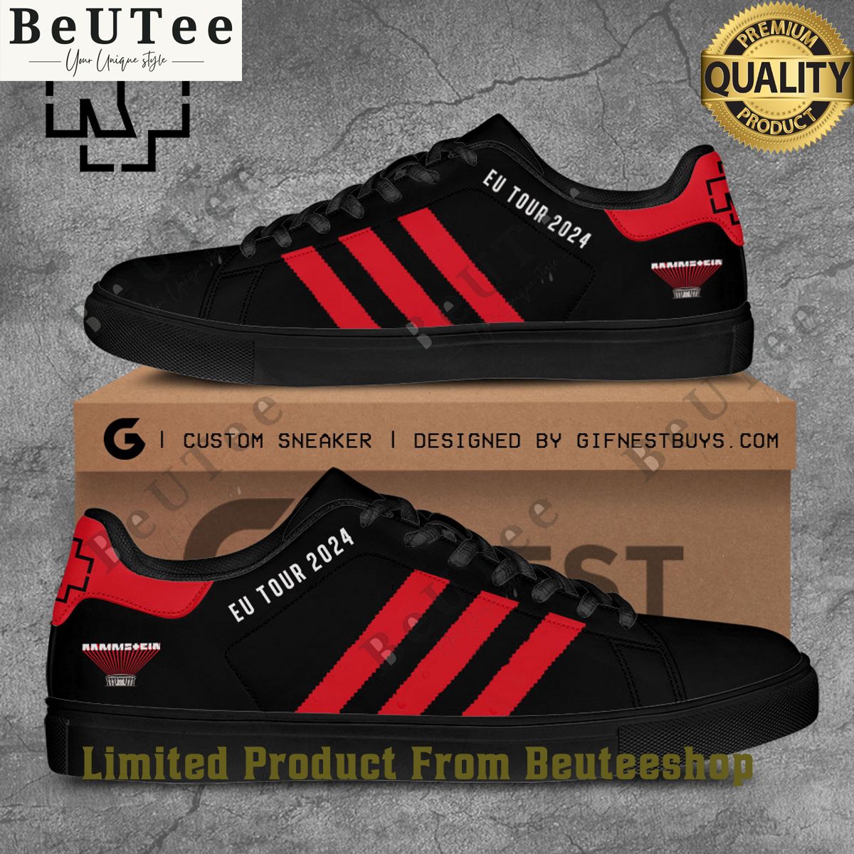 2024 trending rammstein eu tour stan smith shoes 1