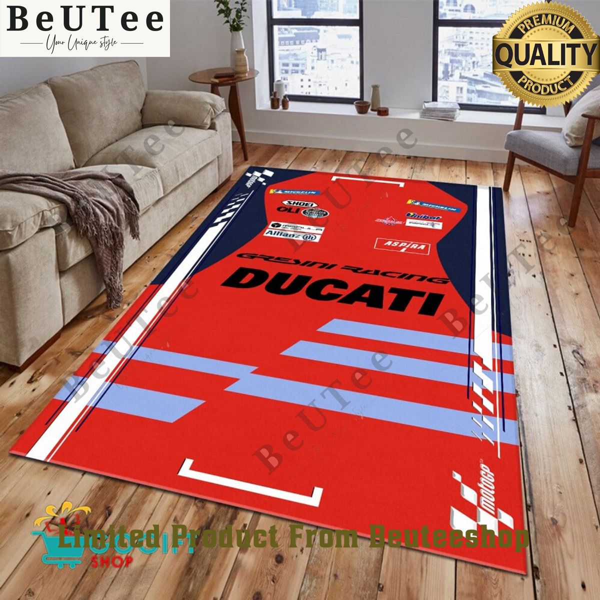 ducati gresini racing limited carpet rug 1