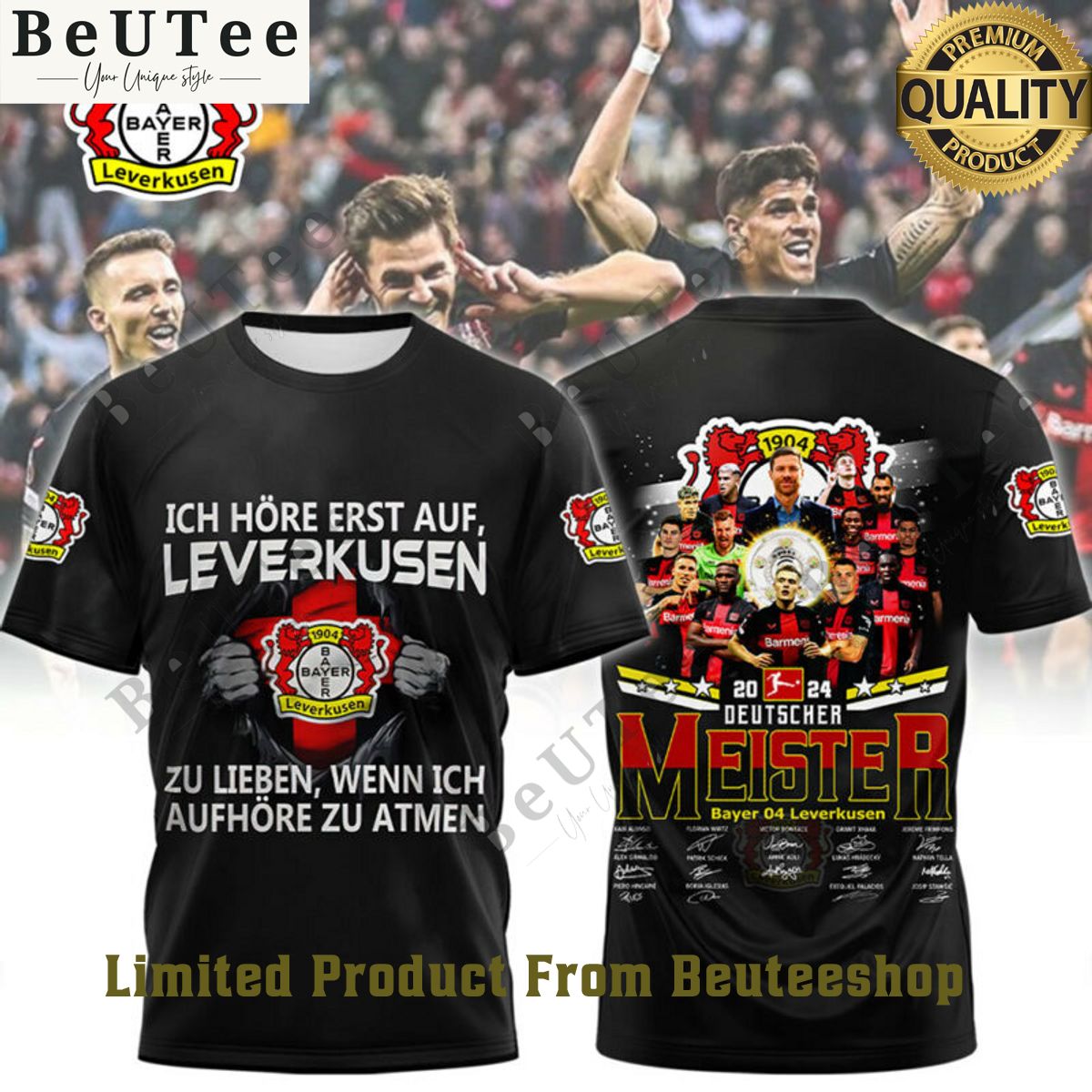 1904 2024 bayer leverkusen deutscher meister zu lieben champion t shirt 1