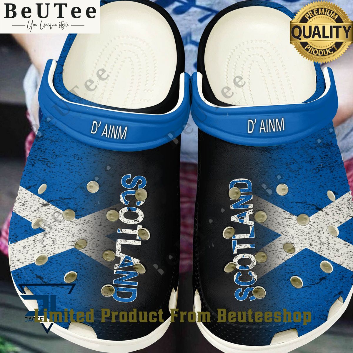 Scotland Euro UEFA Football Personalized Crocs Your beauty is irresistible.