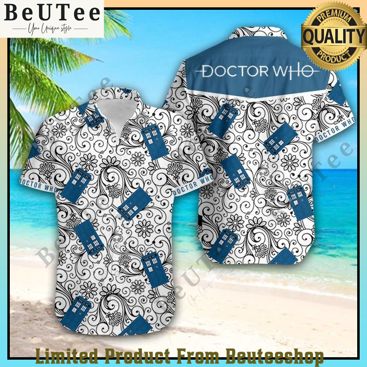 Limited Floral Doctor Who Hawaiian Shirt