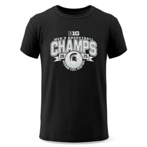 2 Michigan State Spartans 2024 2025 Big 10 Basketball Champions Shirt copy